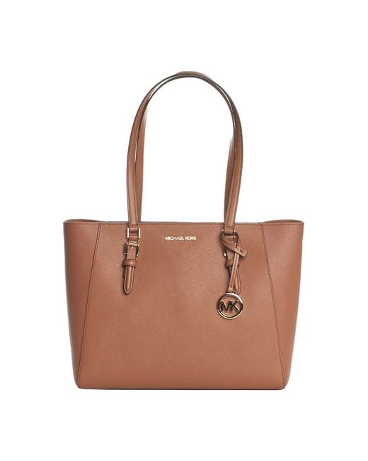 Borsa in pelle convertibile di Michael Kors in Brown
