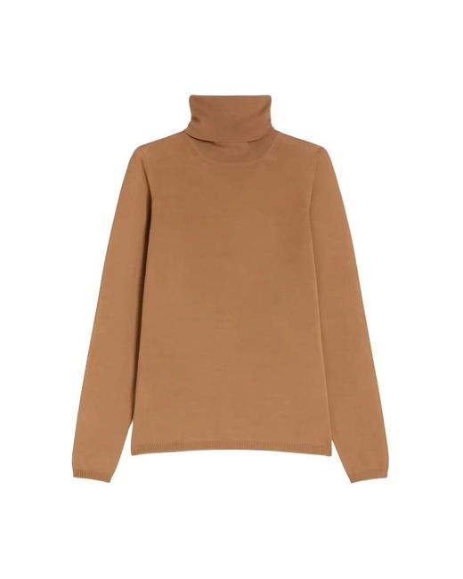 Max Mara Turtlenecks in het Brown
