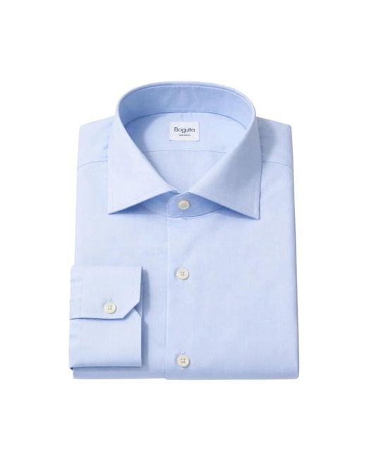 Bagutta Blue Formal Shirts for men