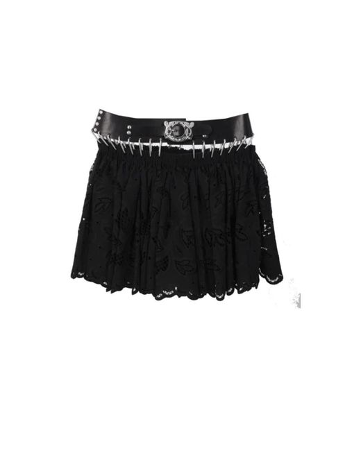 Chopova Lowena Black Short Skirts