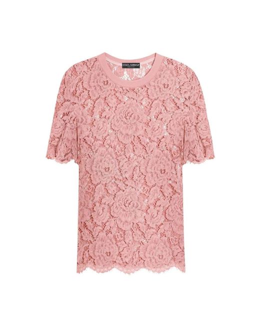 Dolce & Gabbana Pink Blouses