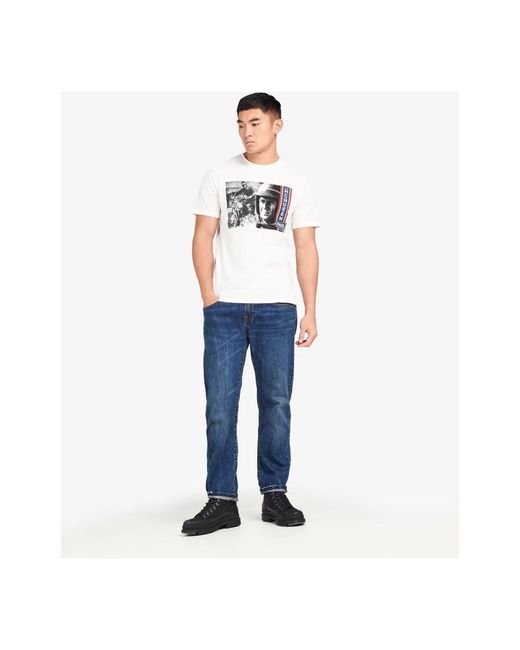 Barbour White T-Shirts for men