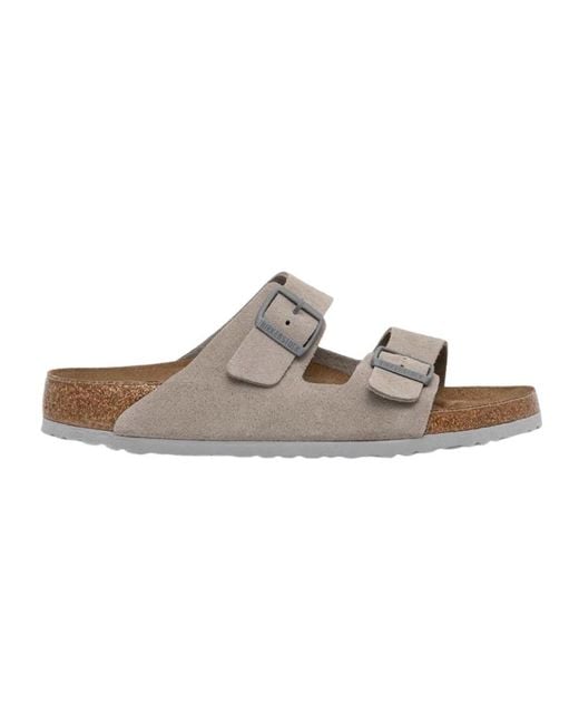 Birkenstock Brown Sliders