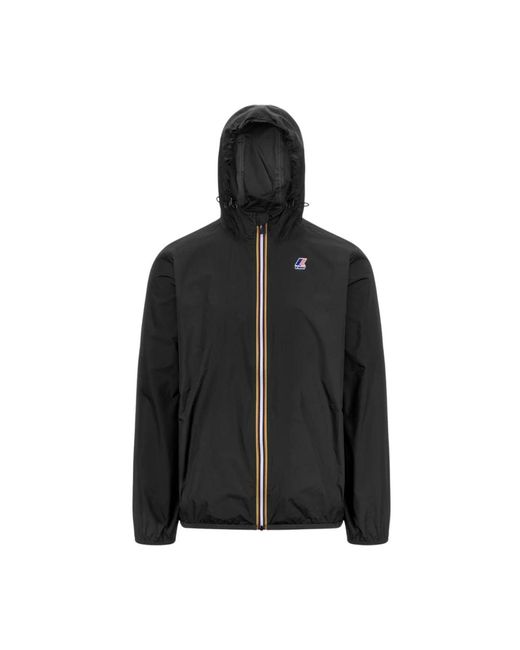 K-Way Black Light Jackets for men