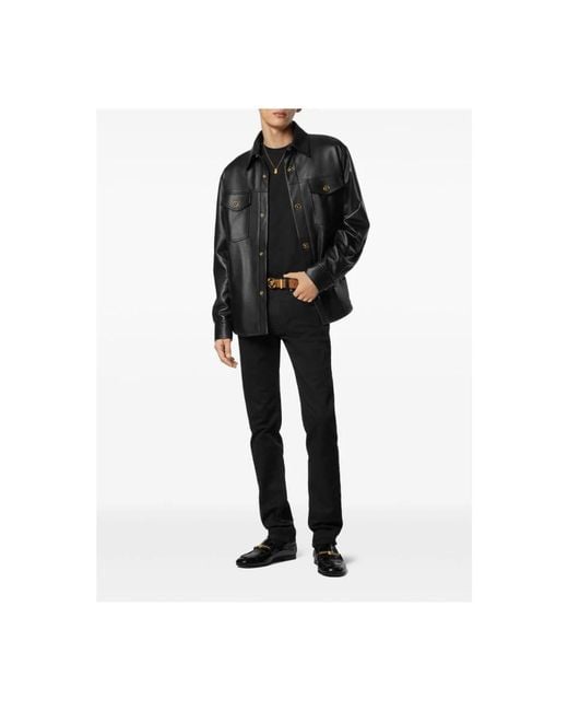 Versace Black Slim Fit Jeans for men