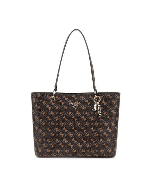 Guess Shopper Logo Tote in het Black