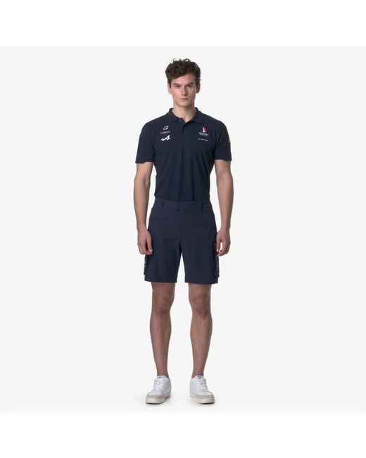 K-Way Blue Casual Shorts for men