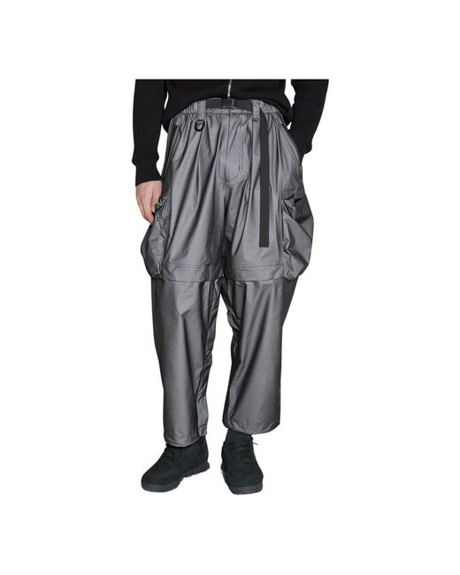 Trousers > wide trousers Y-3 pour homme en coloris Gray