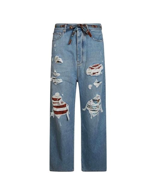 Amiri Blue Straight Fit Jeans for men
