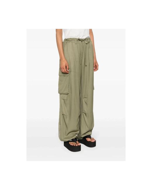 Golden Goose Deluxe Brand Green Wide Trousers