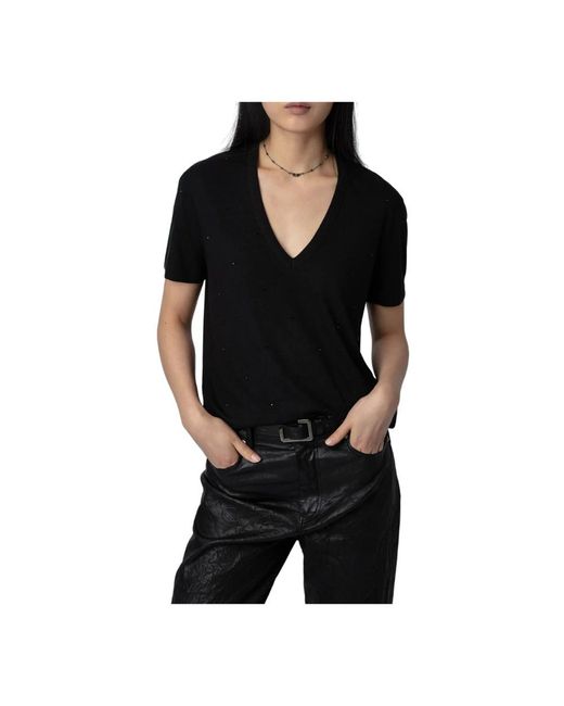 Zadig & Voltaire Black T-Shirts