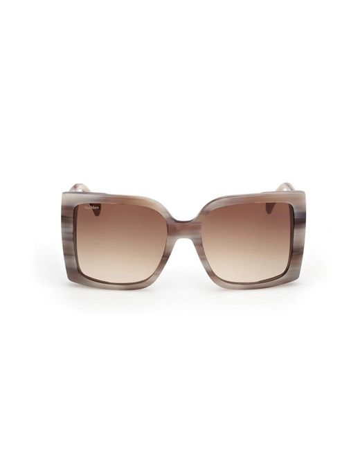 Max Mara Hinge Zonnebril in het Gray