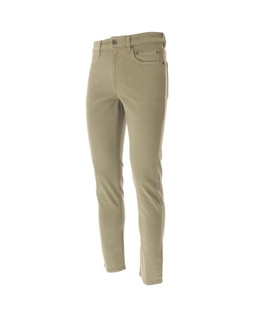 Siviglia Green Slim-Fit Trousers for men