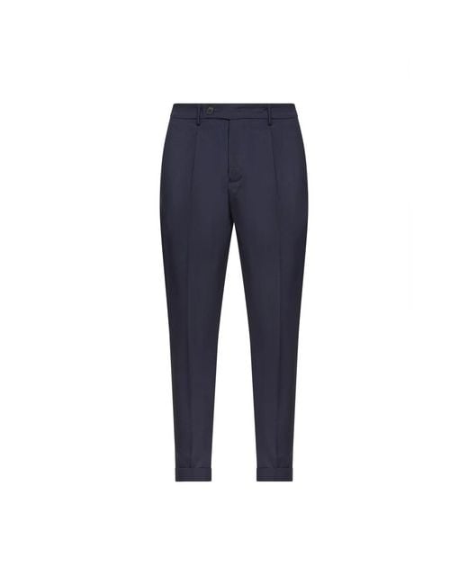 D4.0 Blue Slim-Fit Trousers for men