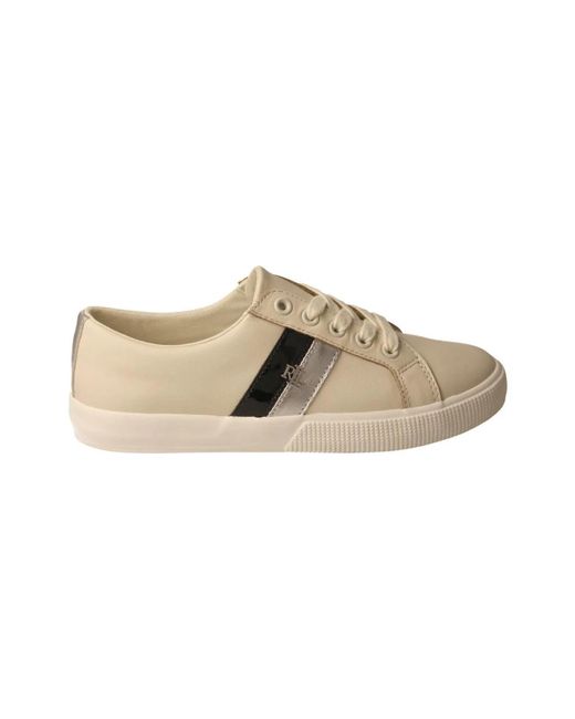 Ralph Lauren Sneakers in het Natural