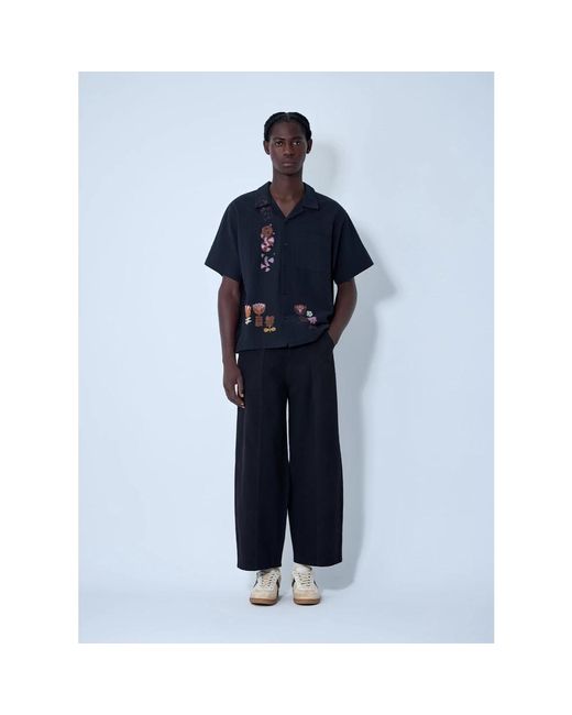 STORY mfg. Blue Short Sleeve Shirts for men