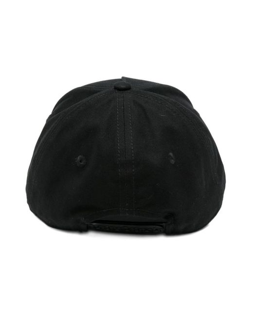 Palm Angels Black Caps for men