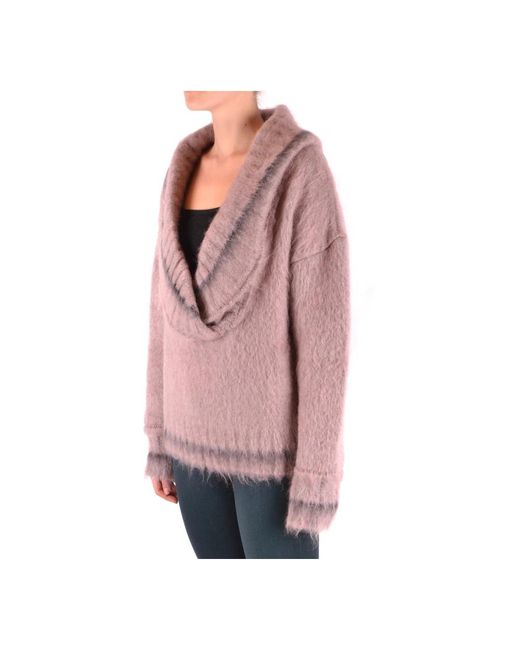Peuterey Pink V-Neck Knitwear
