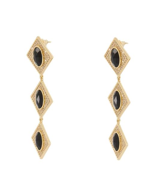 Self-Portrait Earrings in het Metallic