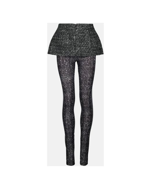DIESEL Black Leggings