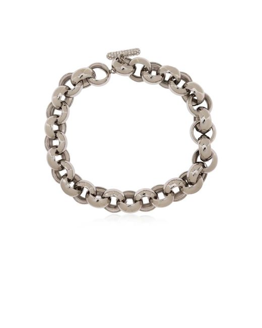 Marni Choker Van in het Metallic