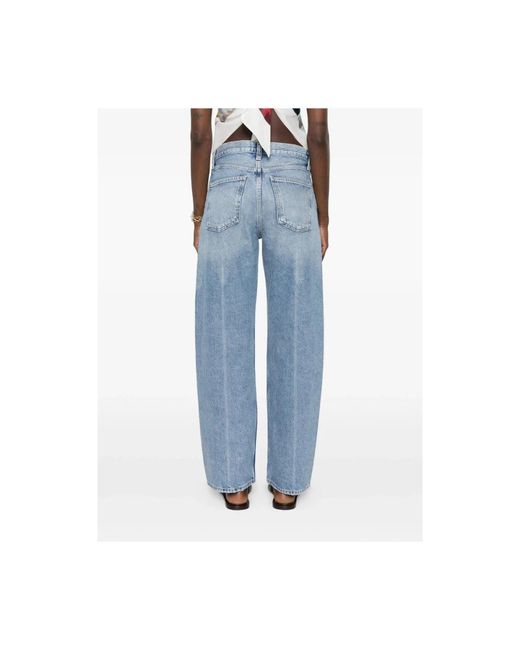 Straight Jeans Agolde en coloris Blue