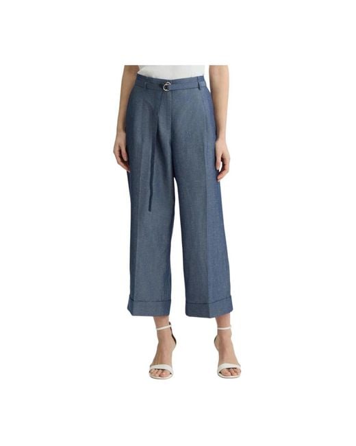 Liu Jo Cropped Trousers in het Blue