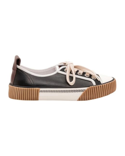 Versace Brown Low Top Sneakers