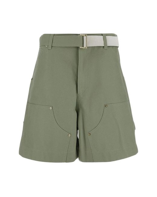 Shorts > short shorts Sacai en coloris Green