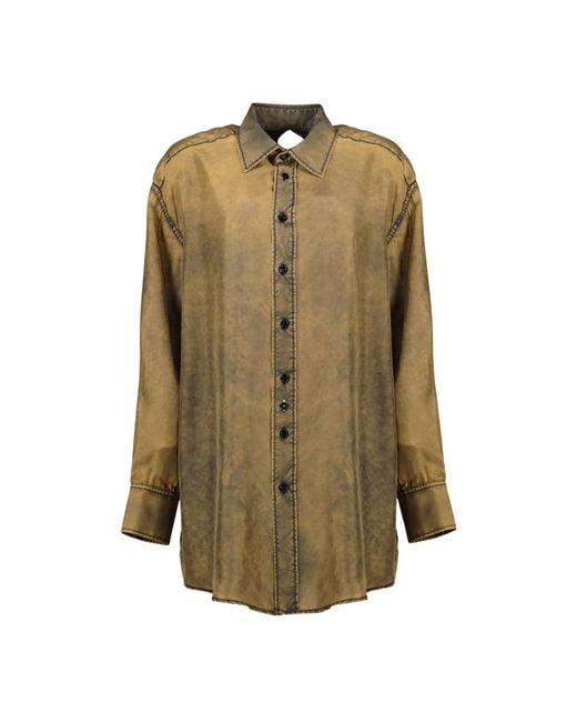 MM6 by Maison Margiela Green Shirts
