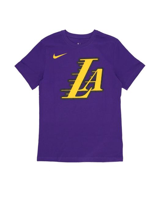 Nike City Edition Logo Tee Lila in Purple für Herren