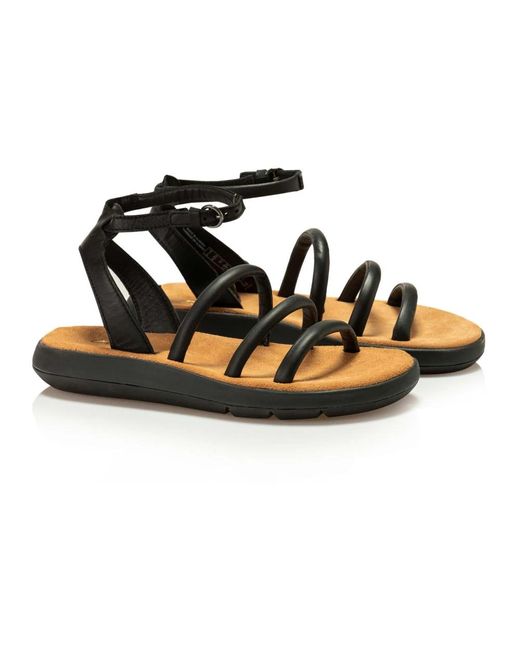 Clarks Schoenen ,Zwart ,Leer Jemsa Style Sandalen in het Black