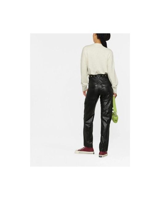 Isabel Marant White Round-Neck Knitwear