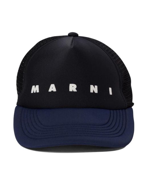 Marni Blue Caps for men