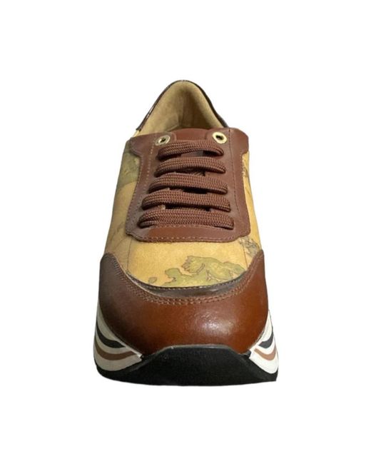 Alviero Martini 1A Classe Brown Sneakers