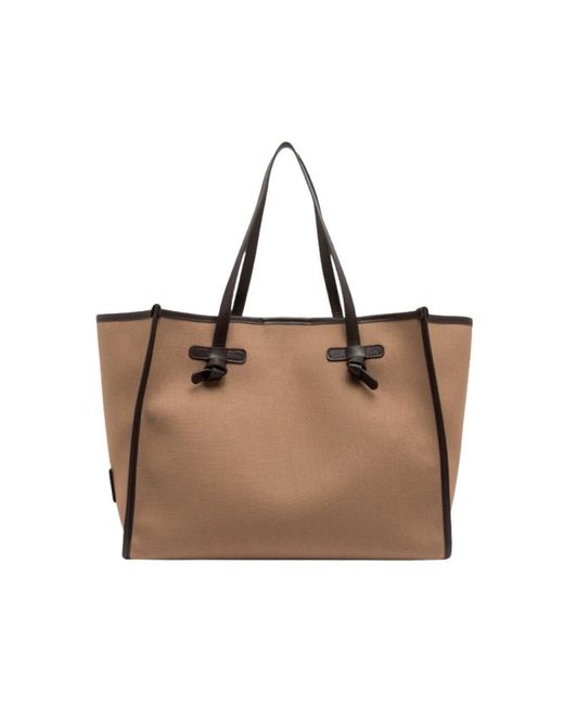 Gianni Chiarini Brown Shopping Bags