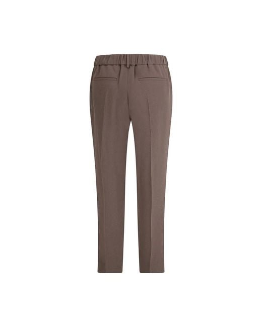 Brunello Cucinelli Brown Tailored Pants