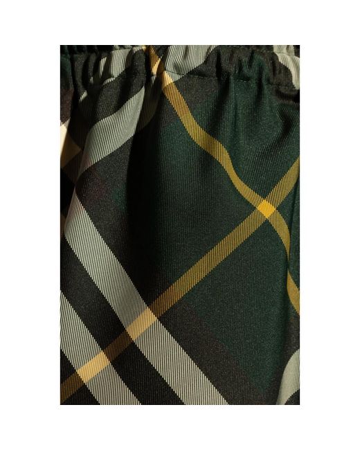 Trousers > wide trousers Burberry pour homme en coloris Green