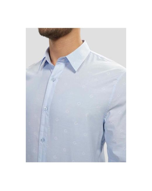Casual camicie di Guess in Blue da Uomo