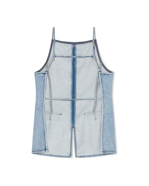 ARMANI EXCHANGE Blue Top Aus Denim