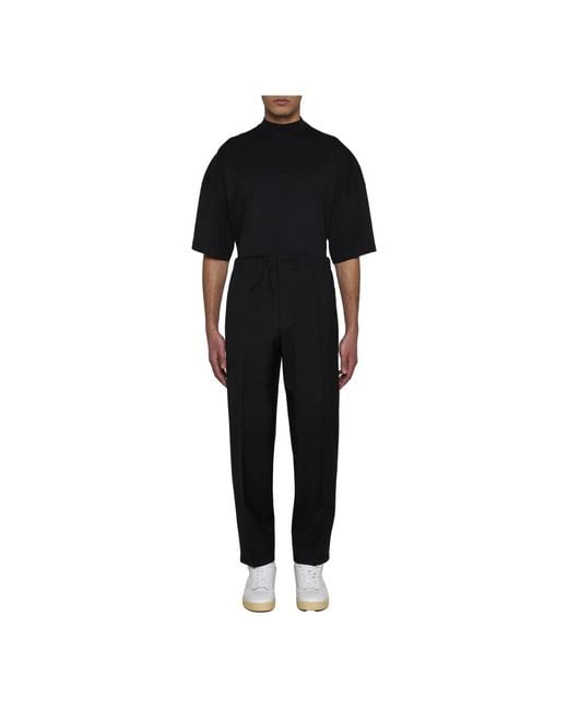 Slim-Fit Trousers Jil Sander pour homme en coloris Black