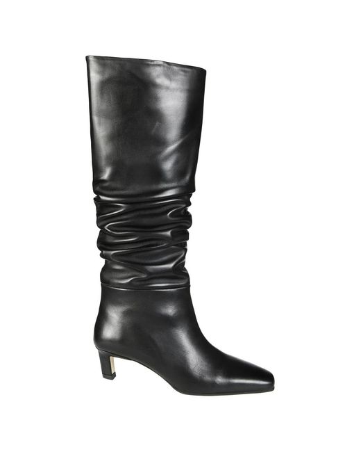 Alohas Black Heeled Boots