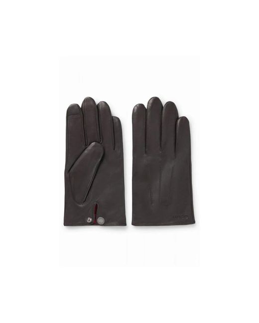Gloves di HUGO in Black da Uomo