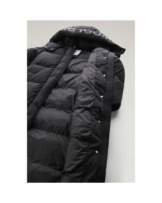 Woolrich Black Aurora Long Parka