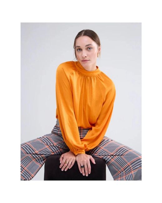 Summum Orange Blouses