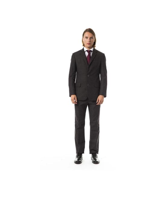 Byblos Black Single Breasted Suits for men