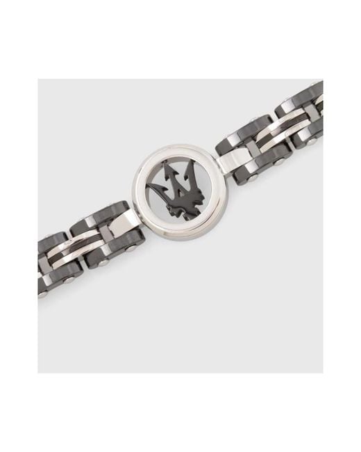 Maserati Brooches in Metallic für Herren