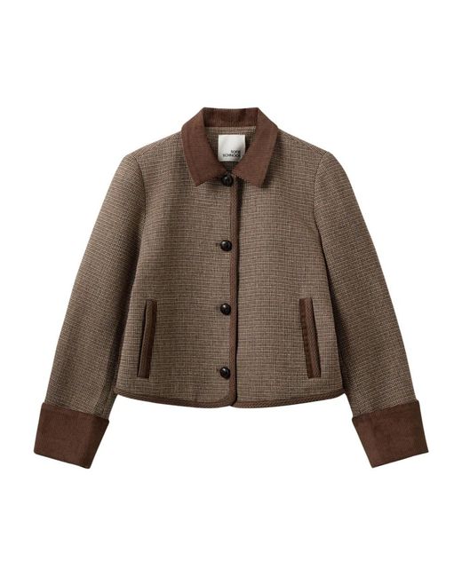 Sofie Schnoor Agathasw Check Jacket in het Brown