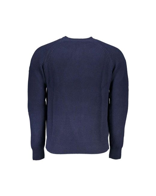 North Sails Blue Round-Neck Knitwear for men