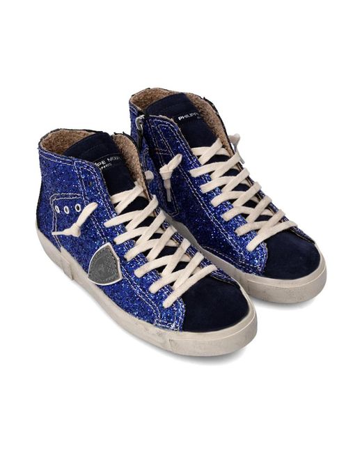 Philippe Model Blue Sneakers